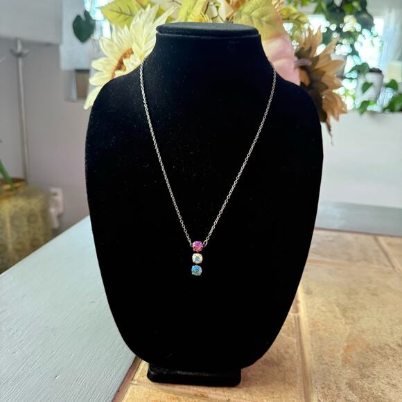 Sabika LIKE Silver Tone Pendant Necklace - Picture 7 of 7